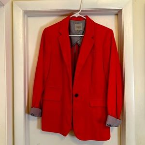 Dalia si Large blazer. Cute fit. Red orange color